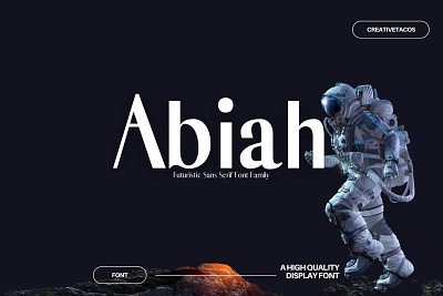 Abiah Sans Serif Font Family branding font logo font magazine font sans serif serif typograpgy