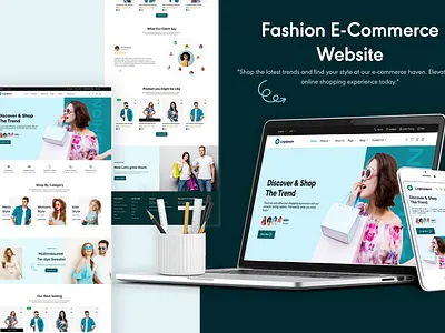 Fashion E-Commerce Website e commerce website fashion e commerce website fashion website online shopping shopping website website design website ui
