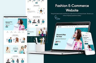 Fashion E-Commerce Website e commerce website fashion e commerce website fashion website online shopping shopping website website design website ui