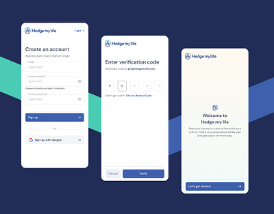 Streamlined Fintech Experience: Create Account Flow dribbble portfolio