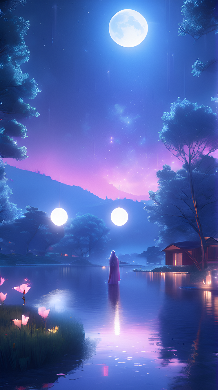 Night moon vibe by Thara on Dribbble