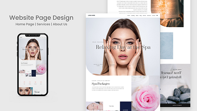 Home Page 3d animation graphic design landing page logo motion graphics ui ux website