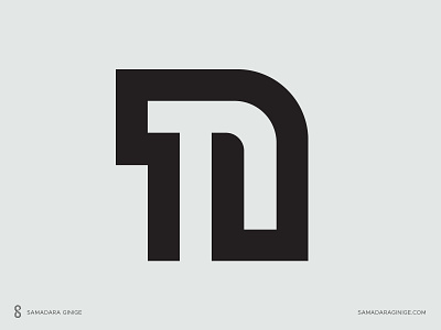 nr Monogram Concept branding design letter lineart logo mark minimal monogram nr samadaraginige simple
