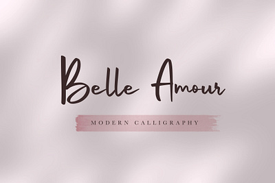 Belle Amour Font - Craft Supply Co brush creative design elegant font lettering logo typeface