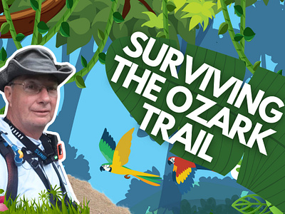 Surviving the Ozark Trail 3d animation branding graphic design logo motion graphics thumbnail