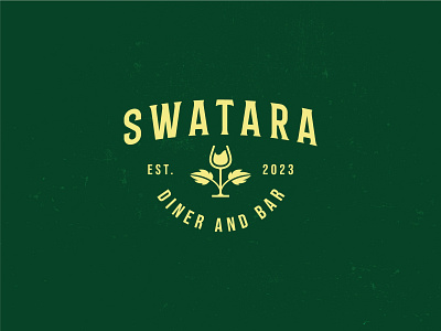 "Swatara Diner And Bar" Logo Concept badge logo branding design graphic design illustration logo vector vintage logo