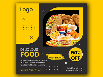 Food template design cover design design flyer design food template design graphic design illustration logo photoshop design post design social media post design ui