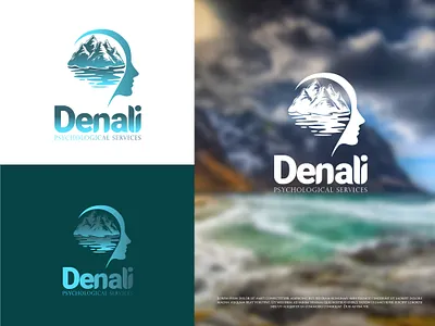 Denali Psychological Logo branding design graphic design illustration logo mind psychological therapy