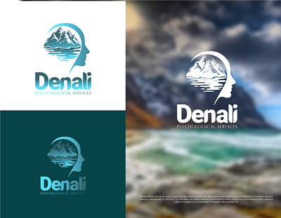 Denali Psychological Logo branding design graphic design illustration logo mind psychological therapy