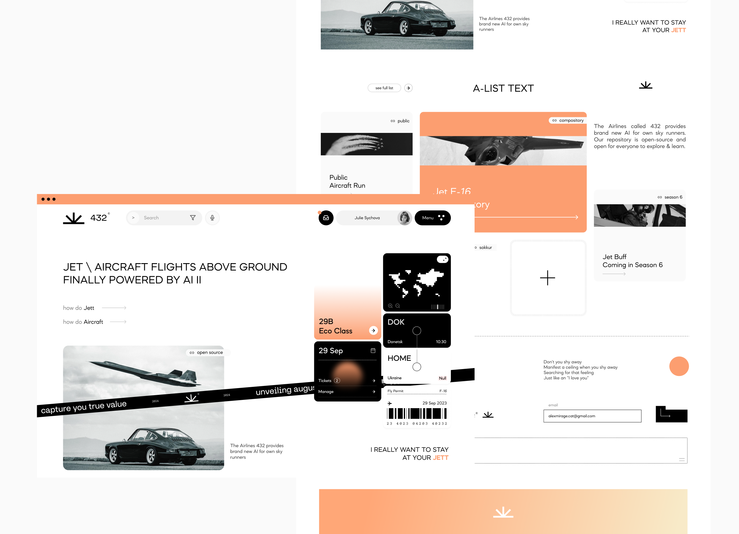 Private Jet Company Landing Page ai airline airlines airplane airport aviation flight fly home page innovation landing page pilot plane private jet saas startup tech technology ui ux web design