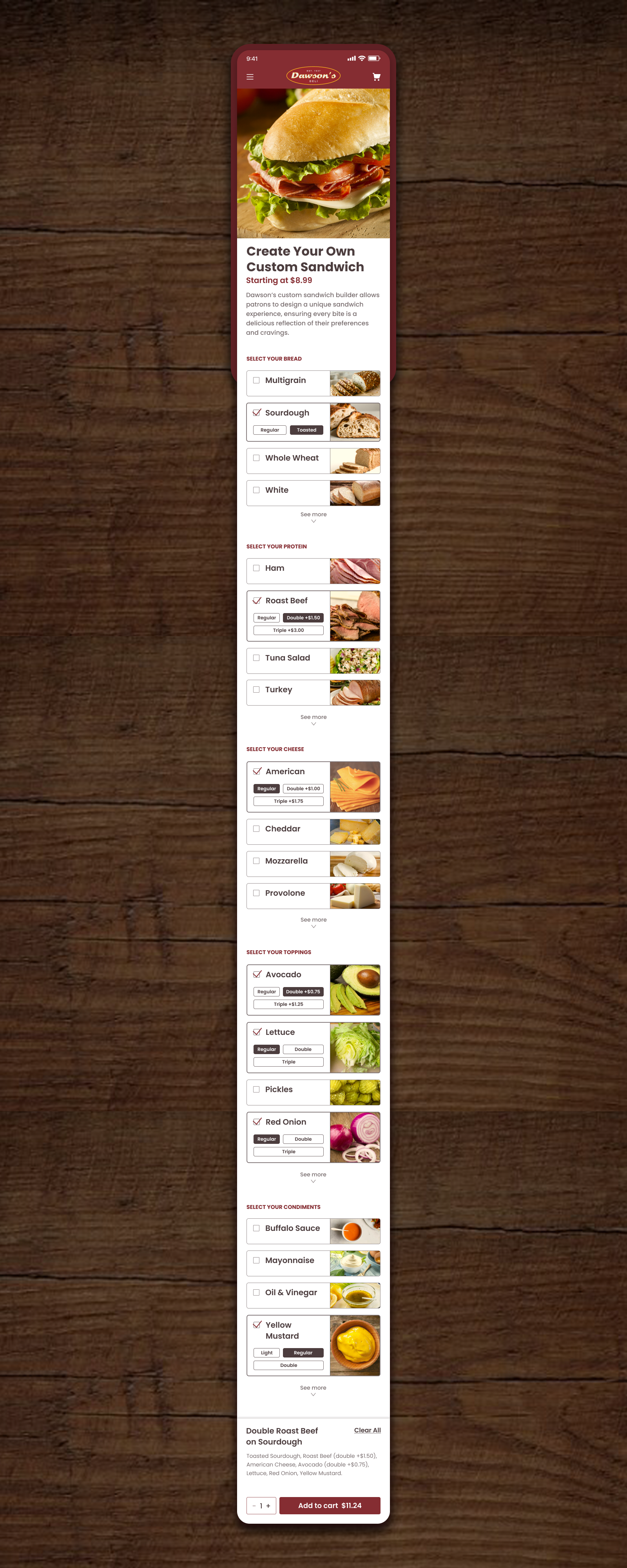 Delicatessen mobile app delicatessen mobile app mobile app