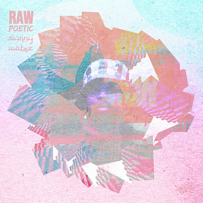 Raw Poetic - Sunny Water Cover Art branding design graphic design illustration logo typography vector