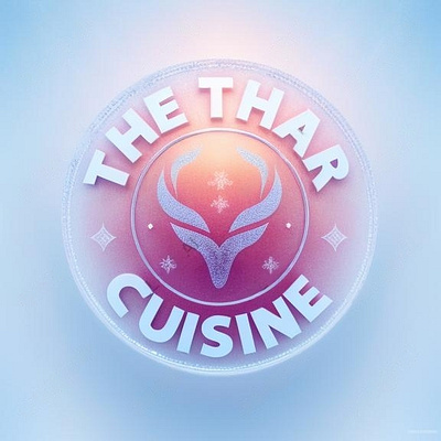 The Thar Cuisine brand brand design brand identity branding branding design deer design designer graphic design graphicsdesigner illustration logo rajasthan than ui