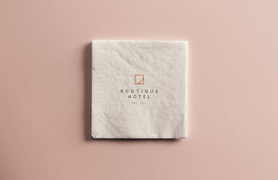 Paper Napkin Mockup branding graphicpear hotel mockup mockup design mockup download napkin napkin mockup paper napkin restaurant