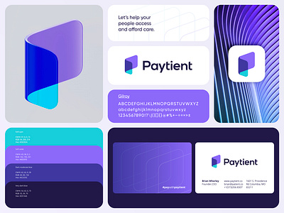 Paytient Branding app icon brand identity branding business cards clinic design doctor finance healtcare health icon letter logo medical p patient pay payment smart web3