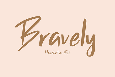 Bravely Font - Craft Supply Co brush creative elegant font lettering logo typeface