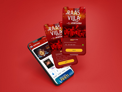 Raasvilla by Sportsvilla branding design typography ui ux