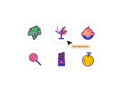 Vivid Icons beverage electronics gadget icons illustration network