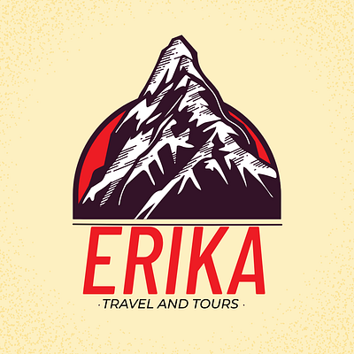 Erika Travels and Tours brand guideline branding design graphic design logo logo design social media design