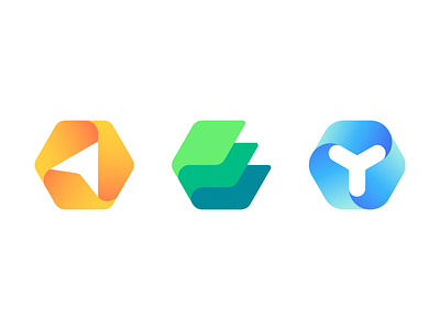 Hexagons pt. 1 brand branding crypto design finance fintech geometric growth hexagons identity layers logo logodesign money symbol tech web3