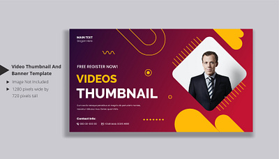 Customizable thumbnail for live business conference cover