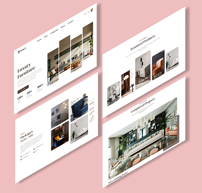 Furniture website furniture furniture website design furniture website template inspiration landing page mockup online store ui ux website design