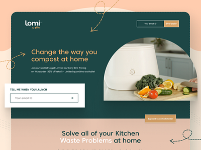 Hum Electric Toothbrush Product landing page UI/UX design. case study design kitchen solution landing page minimal product landing page ui ui ux user experience user interface ux waste management website