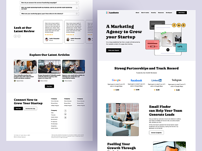 Marketing Landing Page UI kit | Landing Page advertisting agency business corporate e book home page landing page marketing ofspace professional design saas social media ui design ui kit ui8 ui8 design web webdesign webpage website design