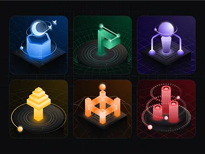 Coding Curriculum Visuals algorithms arrays branding c code curriculum data dev dsa edge graphic design illustration newton programming space structures trees