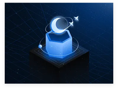 C++ Course abstract branding c code course curriculum dev graphic design illustration learn logo newton premium rocket ship space thumbnail type