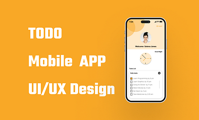 TODO Mobile App UI/UX Design adobe xd appdesign figma mobileapp mobileappdesign todo todolist todolistapp ui uiux