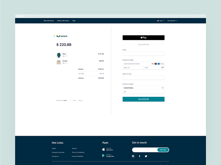 Marketplace by Managed Code on Dribbble