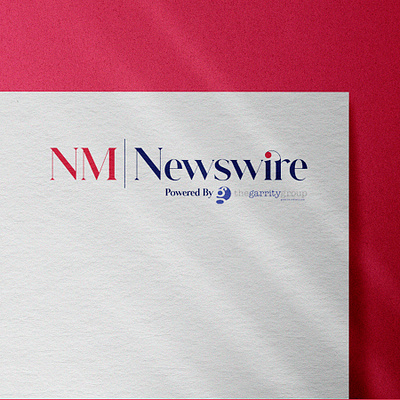 NM Newswire logo Design branding design graphic design illustration logo the dreamer designs typography vector