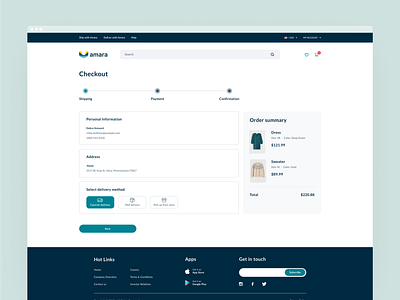 Marketplace design ecommerce interface marketplace payment shop ui ux web