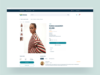 Marketplace design ecommerce interface product shop ui ux