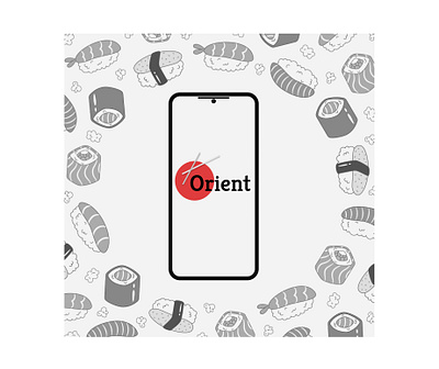 Orient Sushi App design figma mobile app sushi ui ux