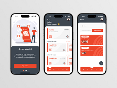 Pinlet QR App Design 🔥 figma prototype qrdesign techdesign ui userinterface uxdesign
