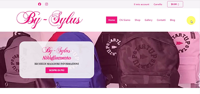 By-Sylus - E-Commerce branding ecommerce elementor logo mario arrichiello responsive design responsive website ui web design web design italia web design italy wordpress