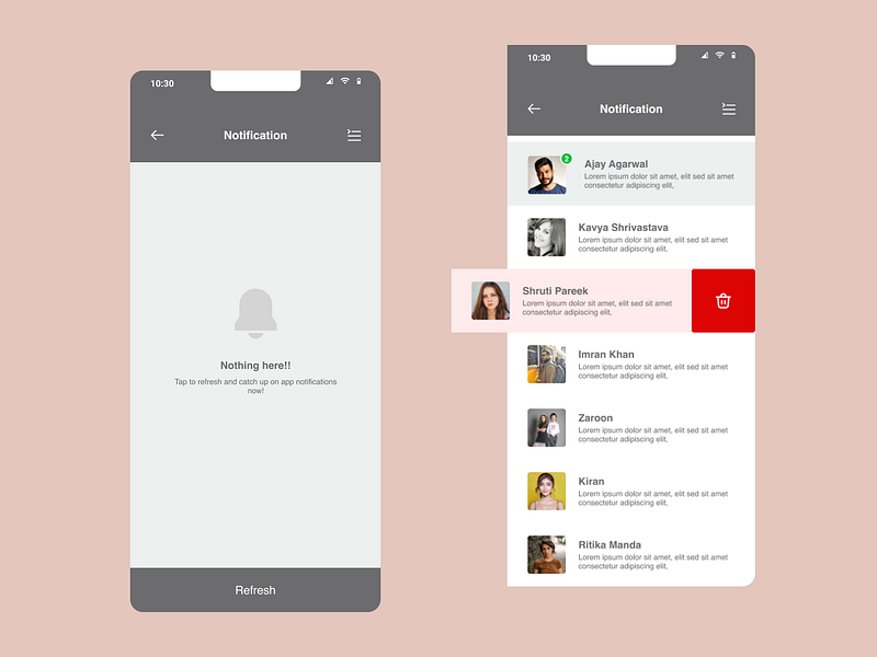 Browse thousands of Notification UI Design images for design ...