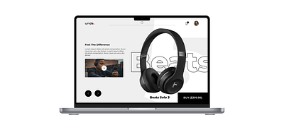 Headphones E-commerce Website(Product Page) design ecommerce productpage ui uidesign userexperience ux websitedesign