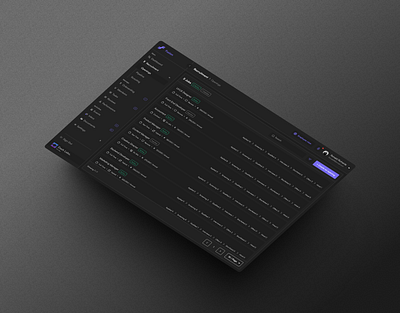 Fusion HR darkmode dashboard figma hr ui ux