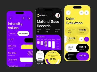 Fishbowl – Inventory Management App app b2b business cashier crm design inventory logistics management managment mobile optimization pos product design saas software storage ui uxdesign warehouse