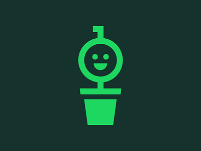 Flowerpots branding graphic design icon logo