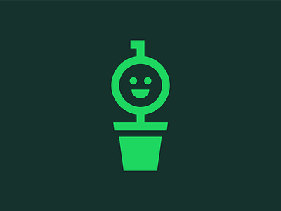 Flowerpots branding graphic design icon logo