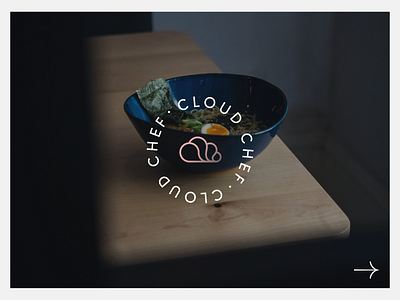 Cloud Chef | Logo, branding & website brand identity branding chef classic classy corporate identity design food layout logo online pink restaurant ui ux