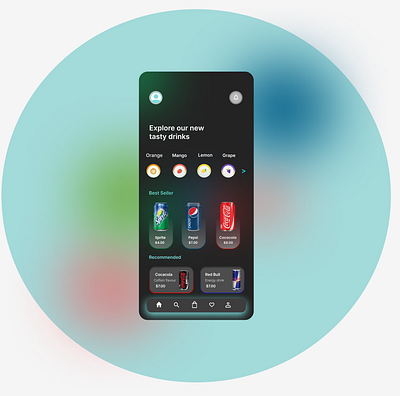drink app design