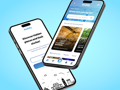 Buddy Mobile App app design figma graphic design merch mobile app mobile design ui uiux ux web design