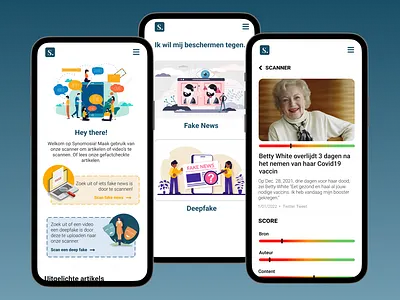 Synomosia app design logo ui ux