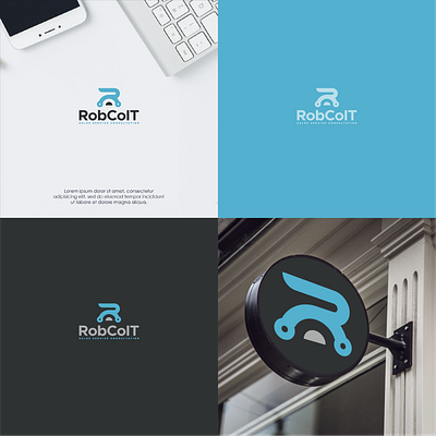 Logo Design For 'Robcolt' 3d animation app brand logo branding business logo company logo creative logo design graphic design graphic designer illustration logo logo designer logo maker logo type motion graphics professional logo ui vector