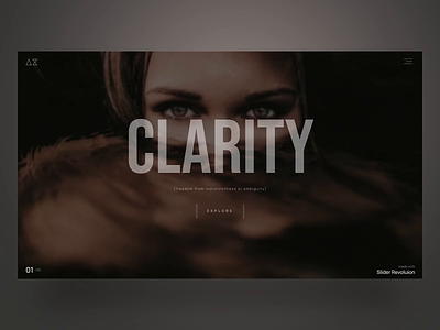 Serenity Hero With Focus Effect - Slider Template for WordPress animation design focus hero image hover interaction motion serenity slider slider plugin slider revolution template ui wordpress wordpress slider